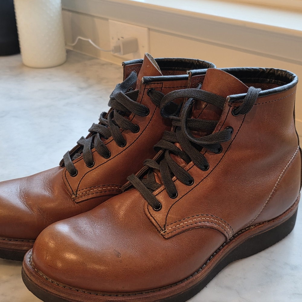 Red Wing Shoes Chestnut Leather Boots